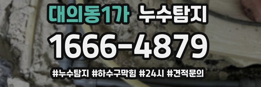 누수닥터 누수탐지