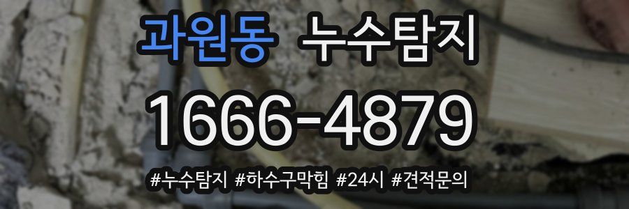 누수닥터 누수탐지