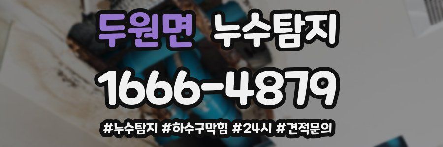 누수닥터 누수탐지