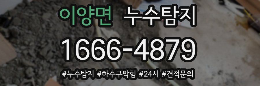 누수닥터 누수탐지