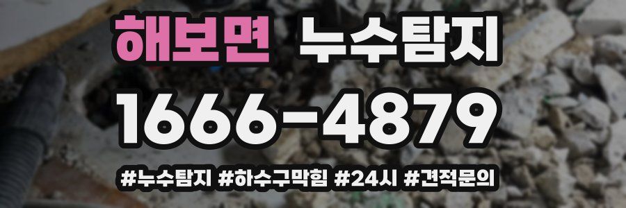 누수닥터 누수탐지