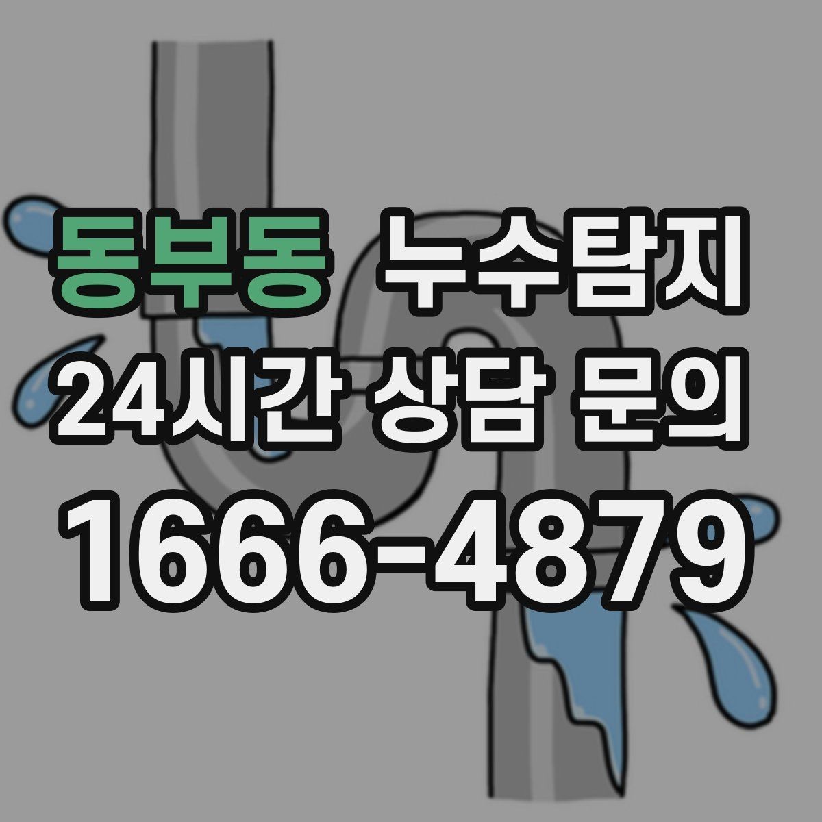 동부동 누수탐지 눈에 안 보이는 누수 정확한 데이터로 해결하세요