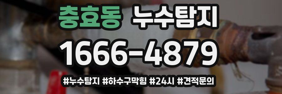누수닥터 누수탐지