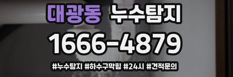 누수닥터 누수탐지