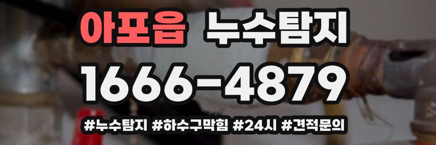 누수닥터 누수탐지