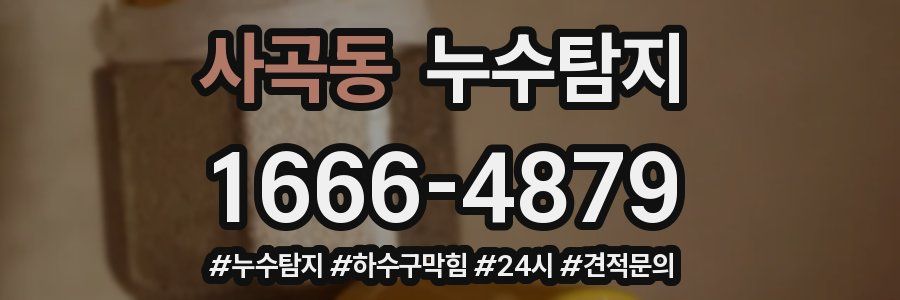 누수닥터 누수탐지