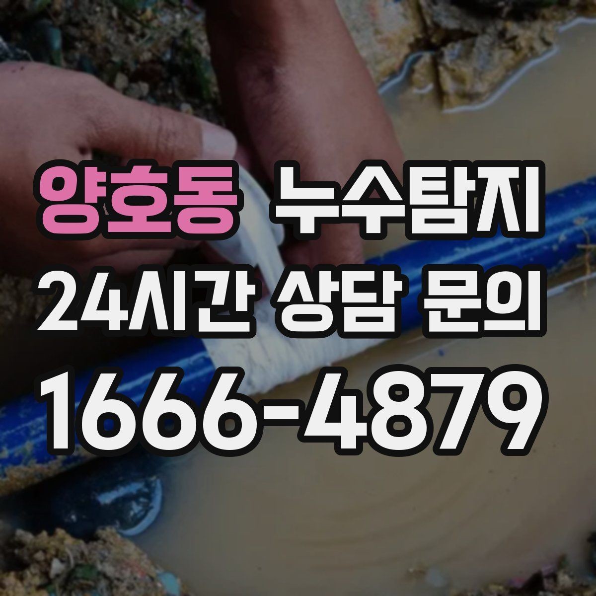 양호동 누수탐지 베란다 배수 정밀 점검