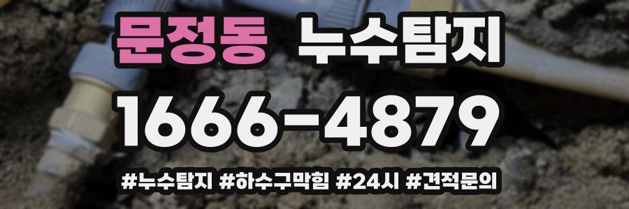 누수닥터 누수탐지