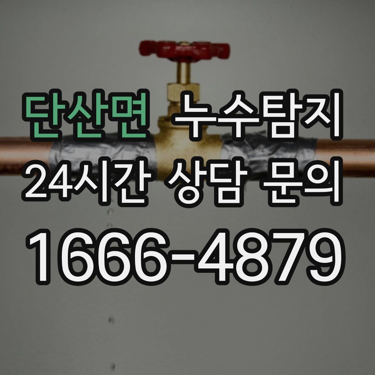 단산면 누수탐지 정밀하게 숨어있는 누수를 해결