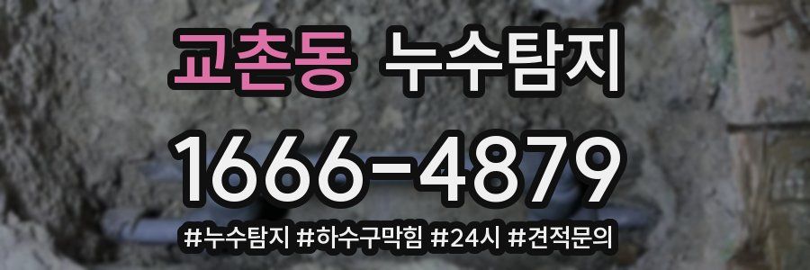 누수닥터 누수탐지