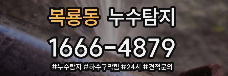 누수닥터 누수탐지