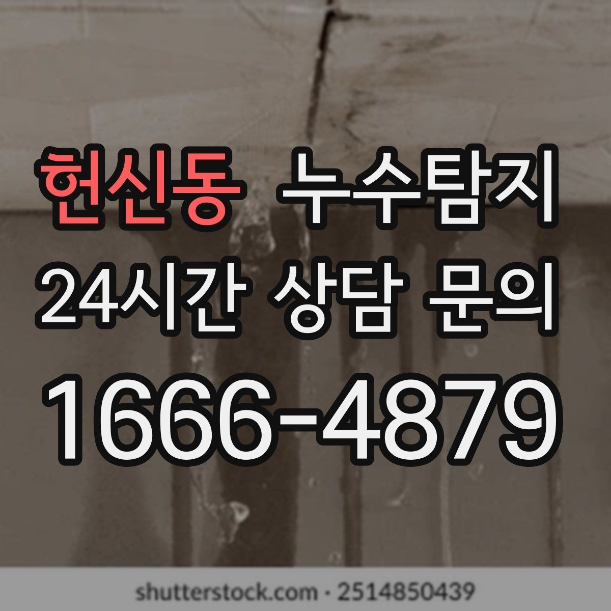 헌신동 누수탐지 예약 즉시 방문 가능 지역