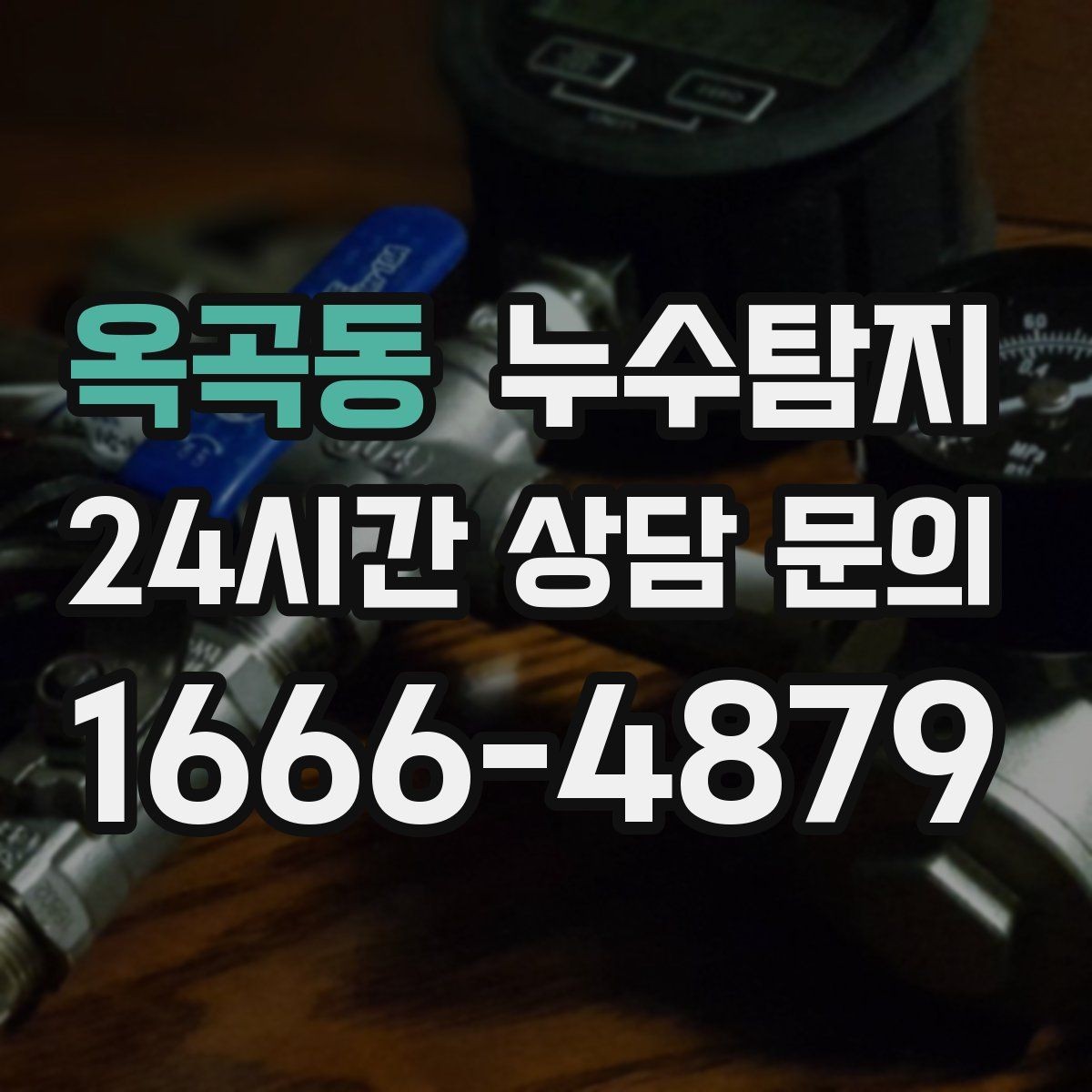 옥곡동 누수탐지 의심될 때 신속히 해결하는 것이 해답