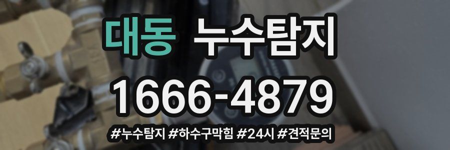 누수닥터 누수탐지