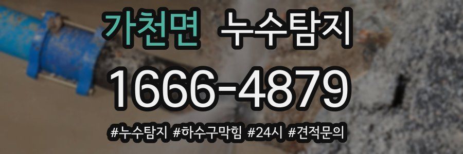 누수닥터 누수탐지