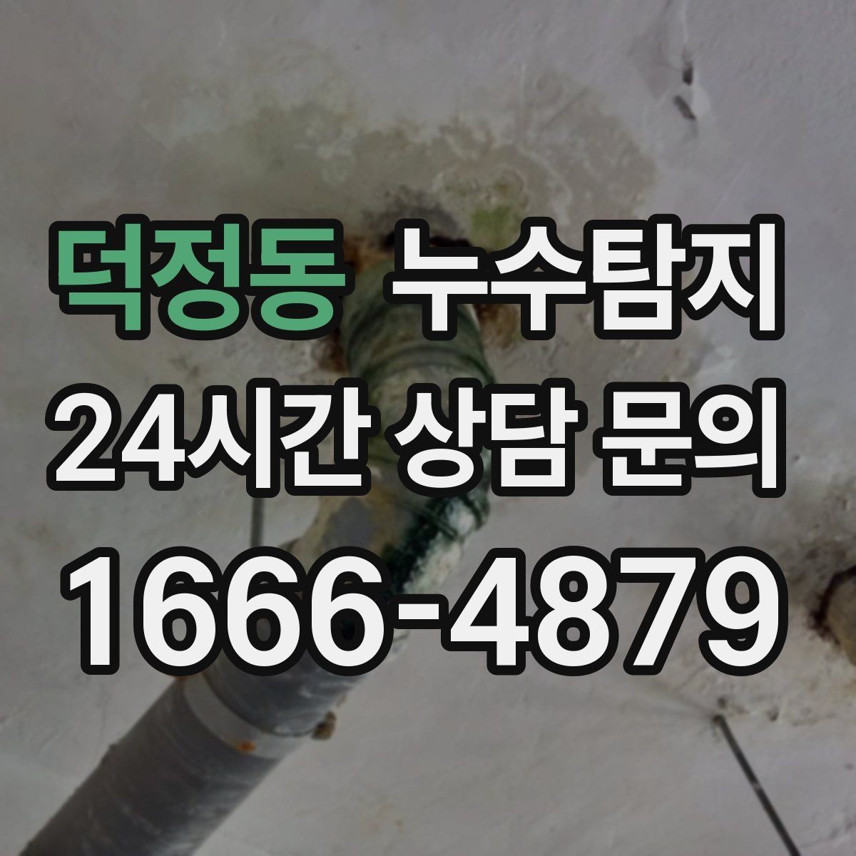 덕정동 누수탐지 청소보다 근본 해결에 집중