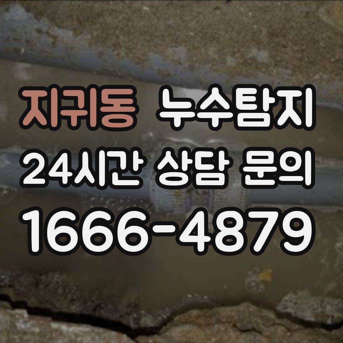 지귀동 누수탐지 벽 속의 누수까지