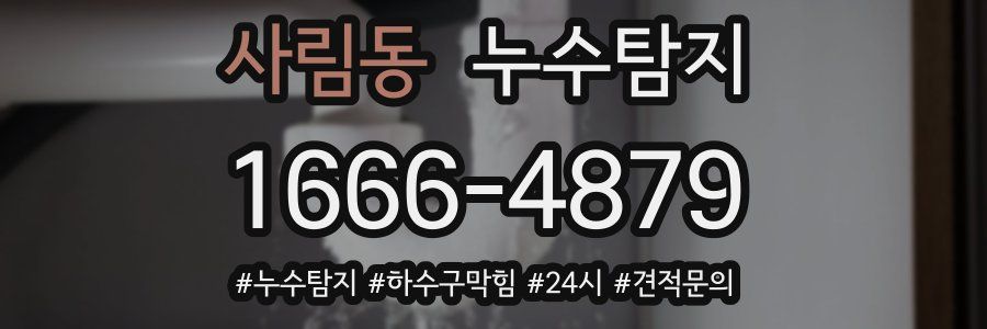 누수닥터 누수탐지