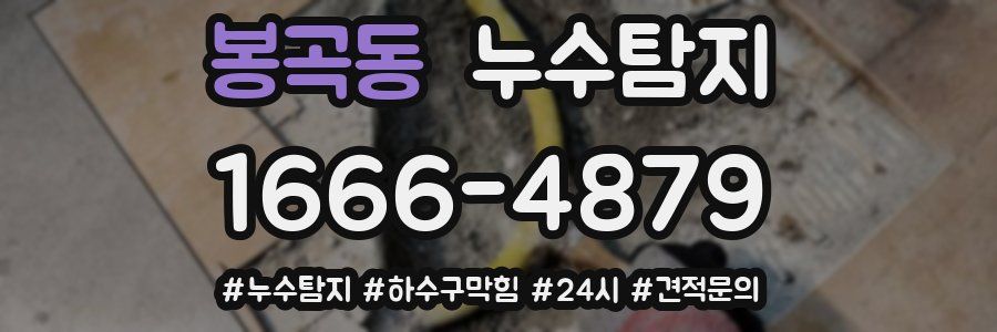 누수닥터 누수탐지