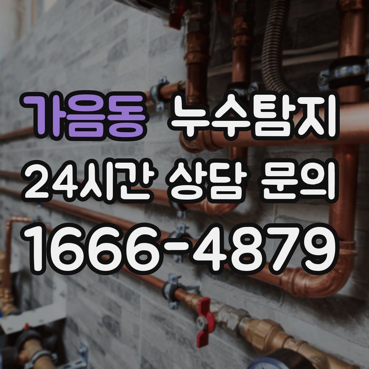 가음동 누수탐지 우리 집에 맞춘 복구 설계기