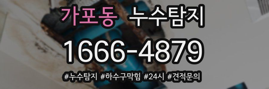 누수닥터 누수탐지