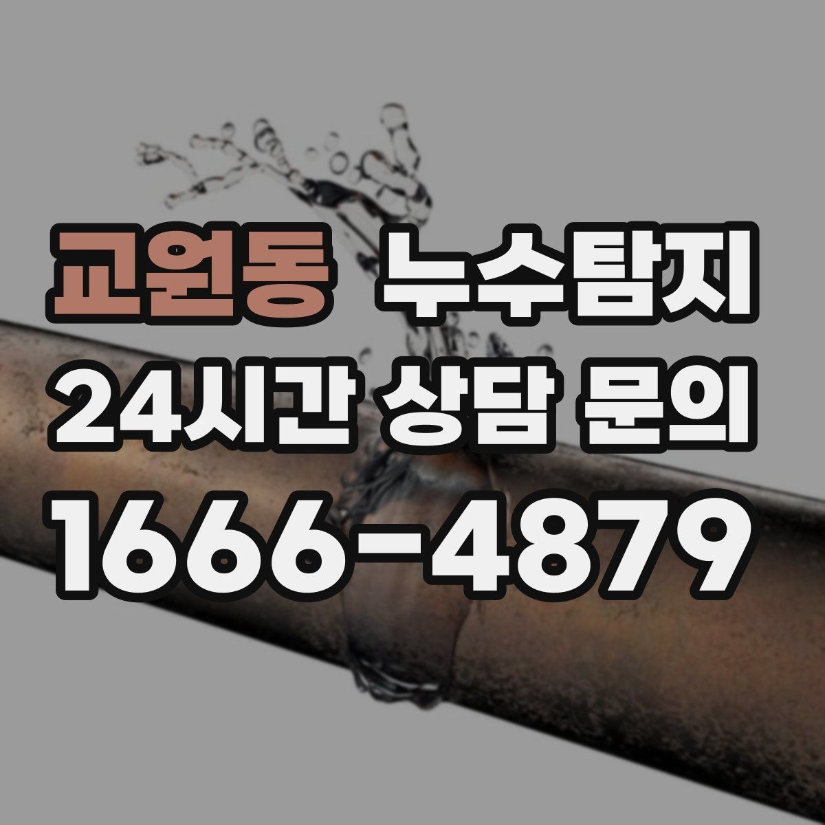 교원동 누수탐지 리모델링 일정 차질 막은 기록