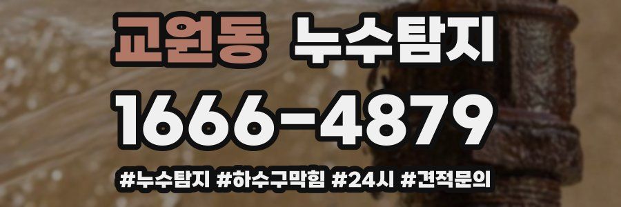누수닥터 누수탐지