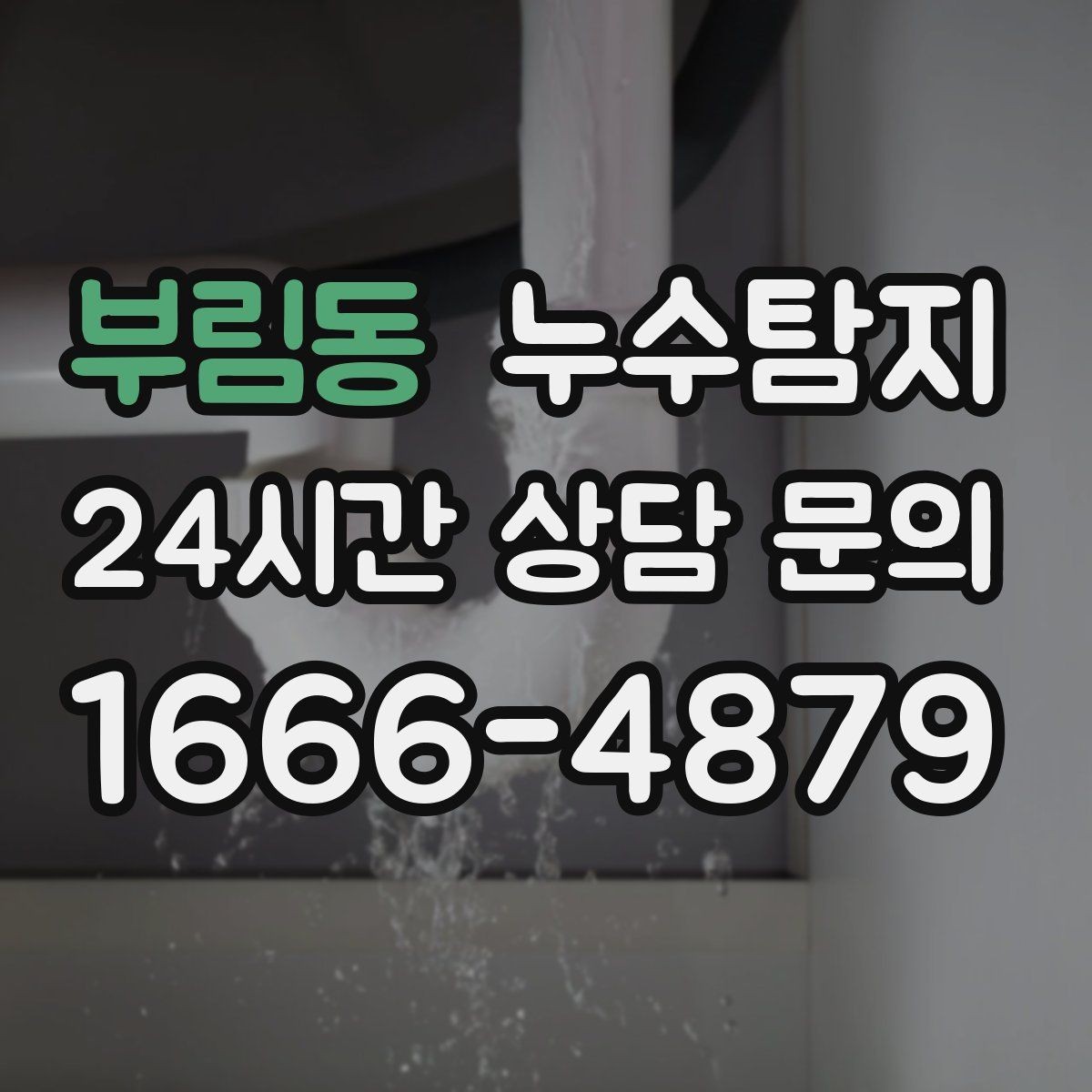 부림동 누수탐지 벽체 내부 소리로 찾은 단서