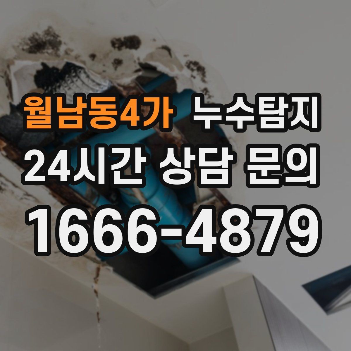 월남동4가 누수탐지 벽체 내부 소리로 찾은 단서