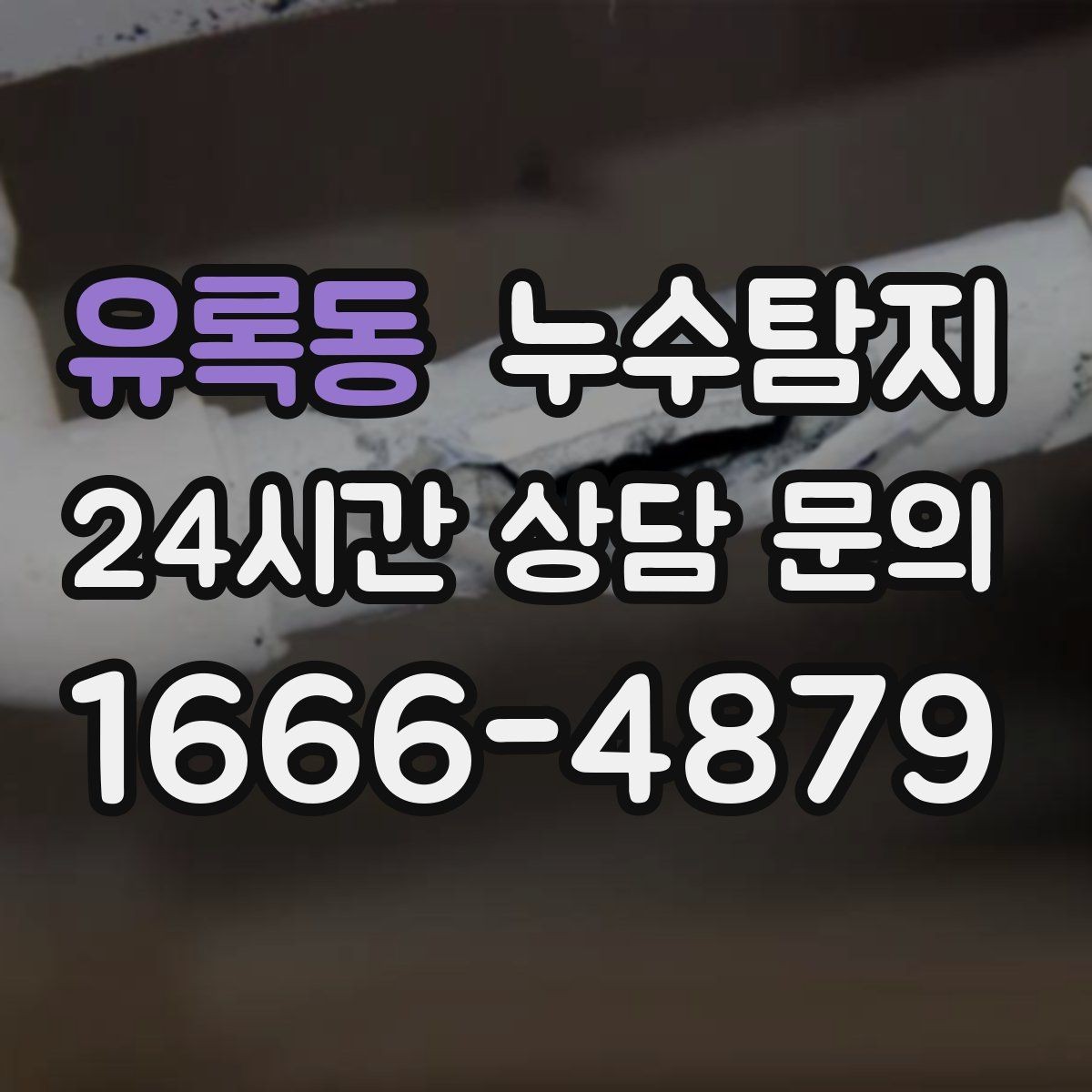 유록동 누수탐지 옥상 파라펫 균열 점검 일지