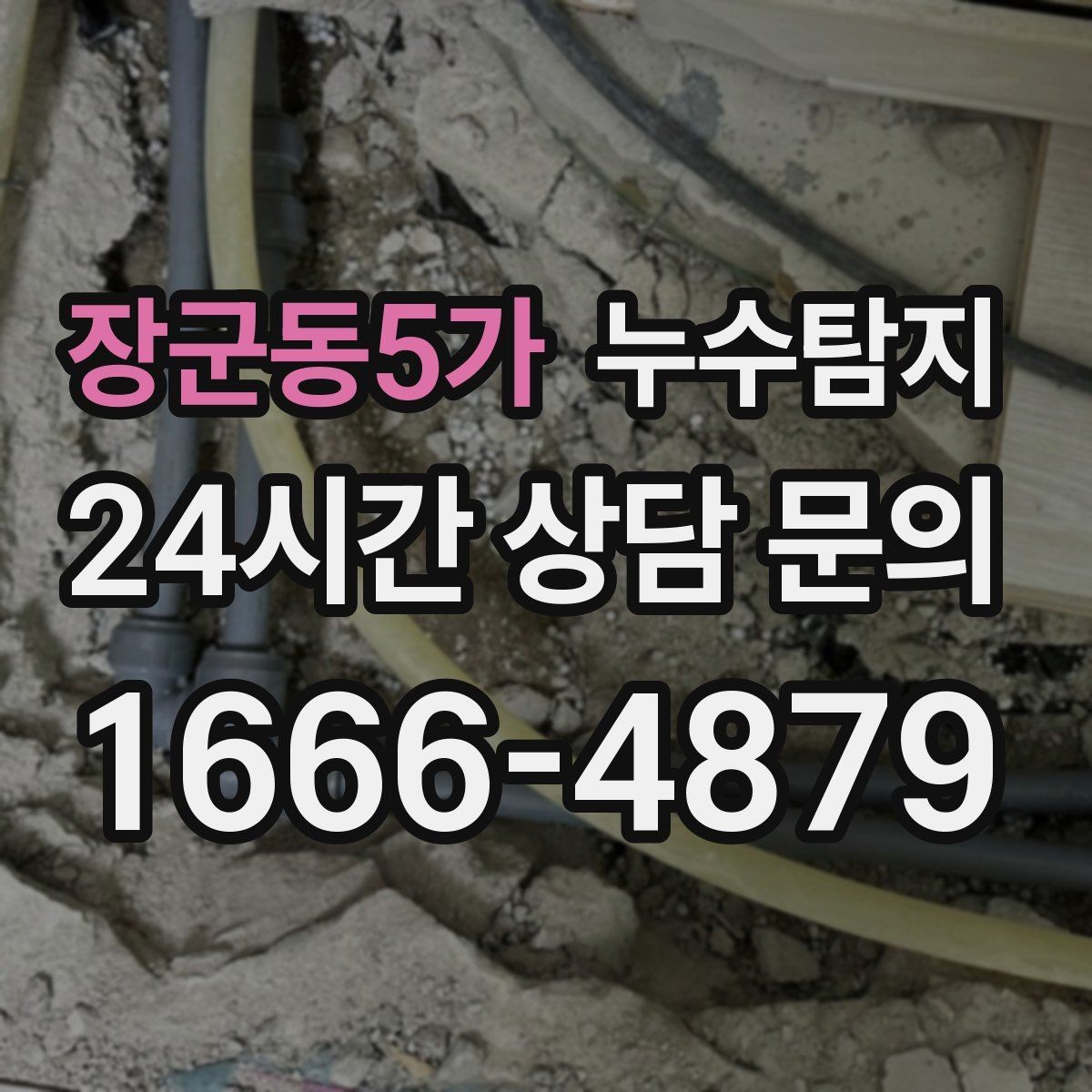 장군동5가 누수탐지 방수 결함 누수 진단