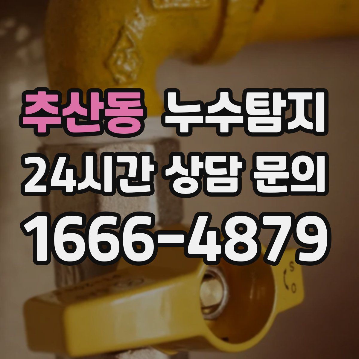 추산동 누수탐지 공용배관 의심 구간 찾은 날