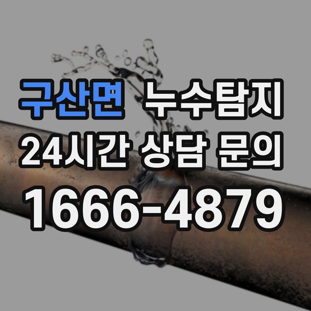 구산면 누수탐지 몰딩 틈새 습기 원인 추적