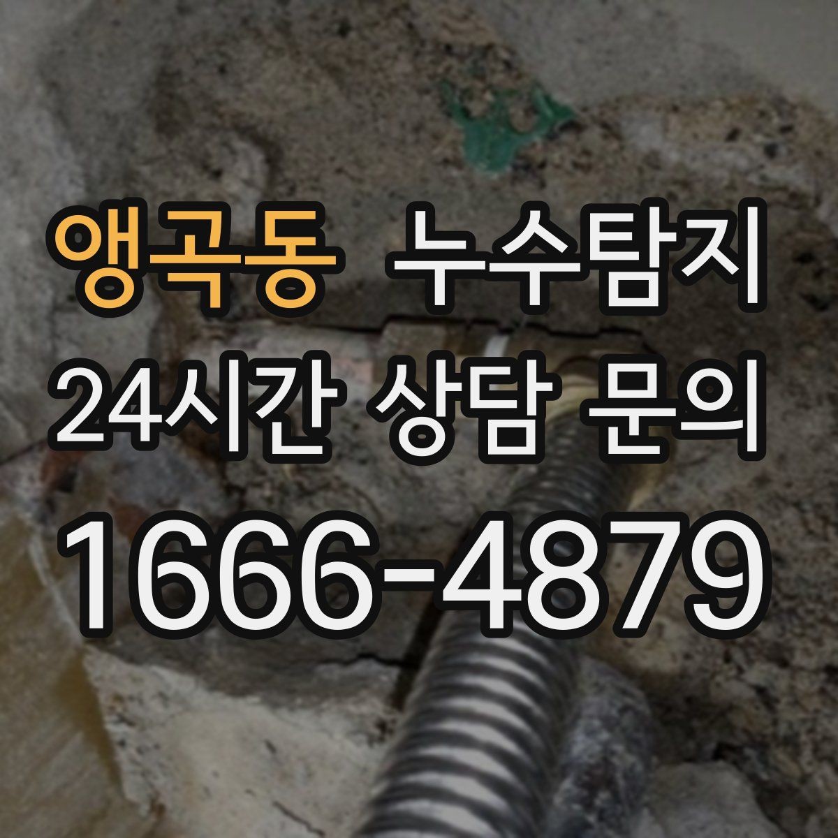 앵곡동 누수탐지 겨울철 누수 예방 점검