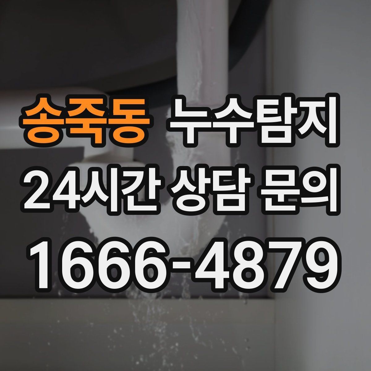 송죽동 누수탐지 동파 누수 긴급 점검