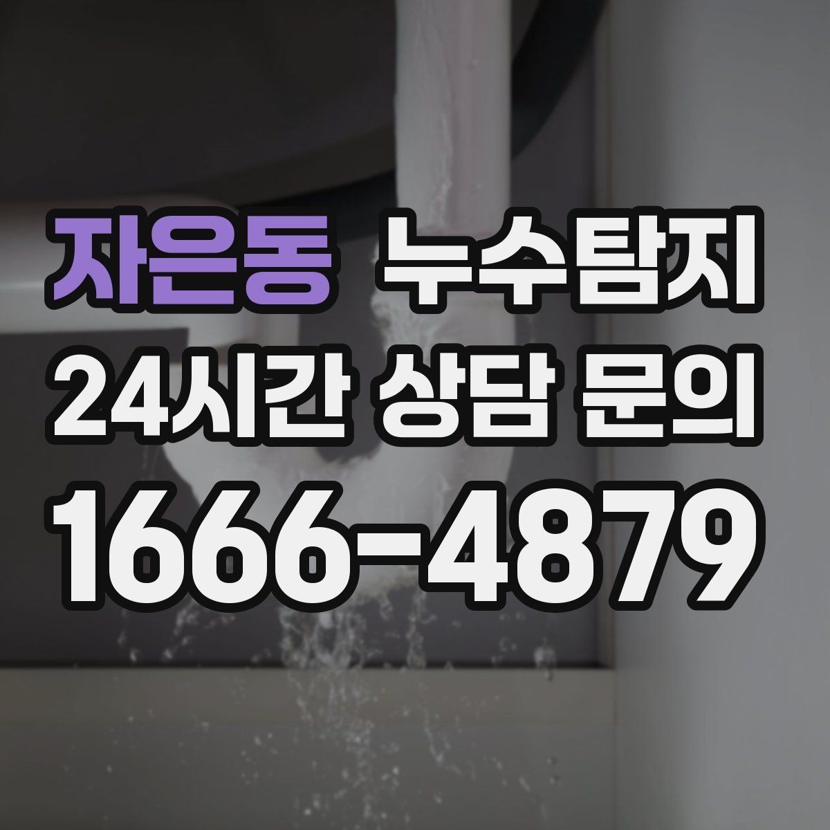 자은동 누수탐지 빠른 방문 당일 진단 가능
