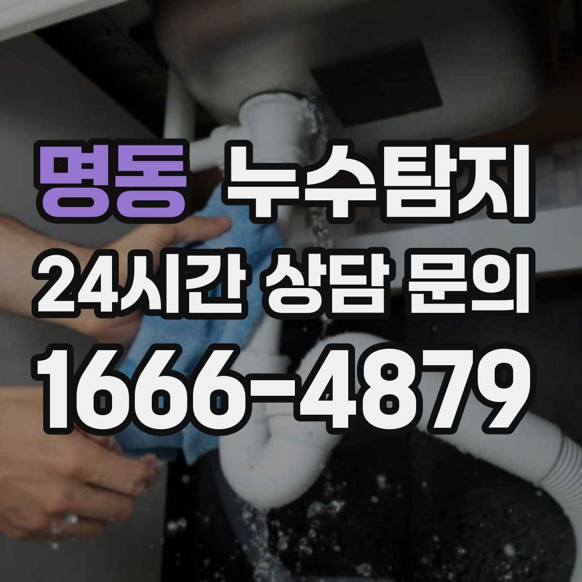 명동 누수탐지 곰팡이 악취 원인 진단