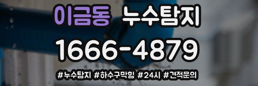 누수닥터 누수탐지