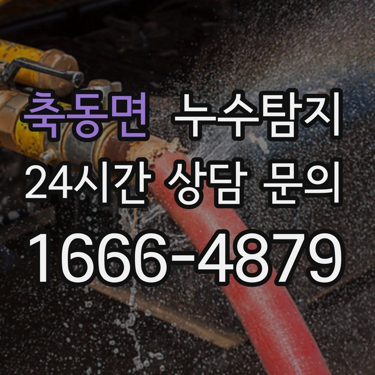 축동면 누수탐지 사진 영상 데이터 비교 사례