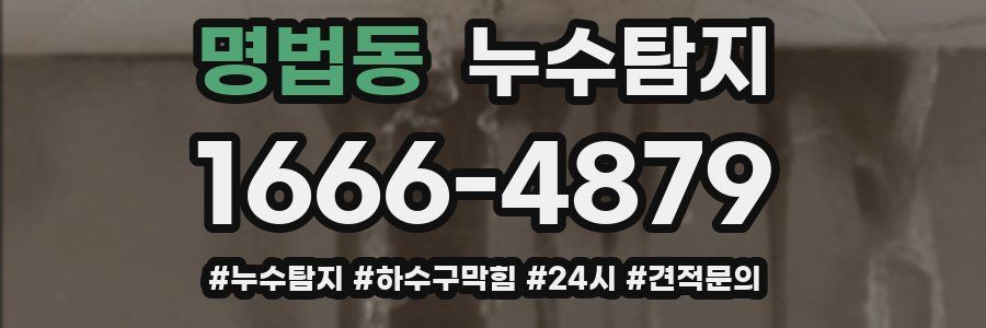 누수닥터 누수탐지