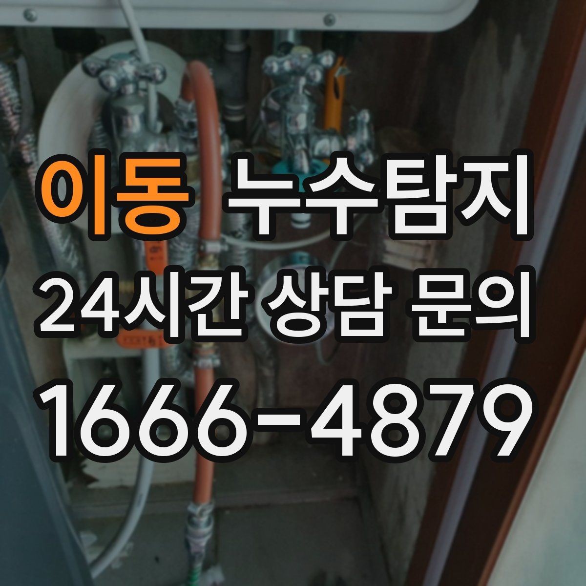 이동 누수탐지 현관 주변 습기 원인 제거 과정