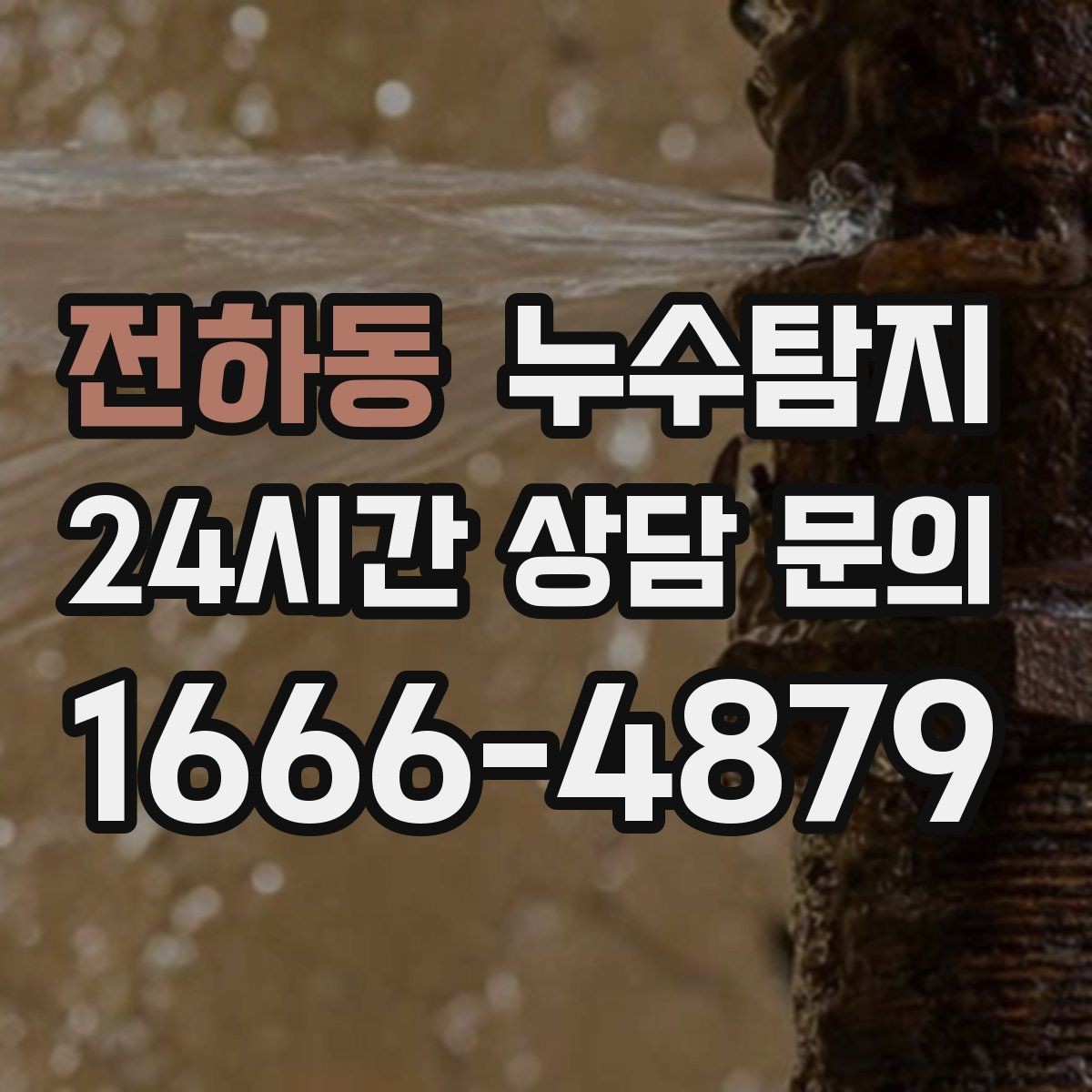 전하동 누수탐지 세탁실 배수 이상 확인 일지