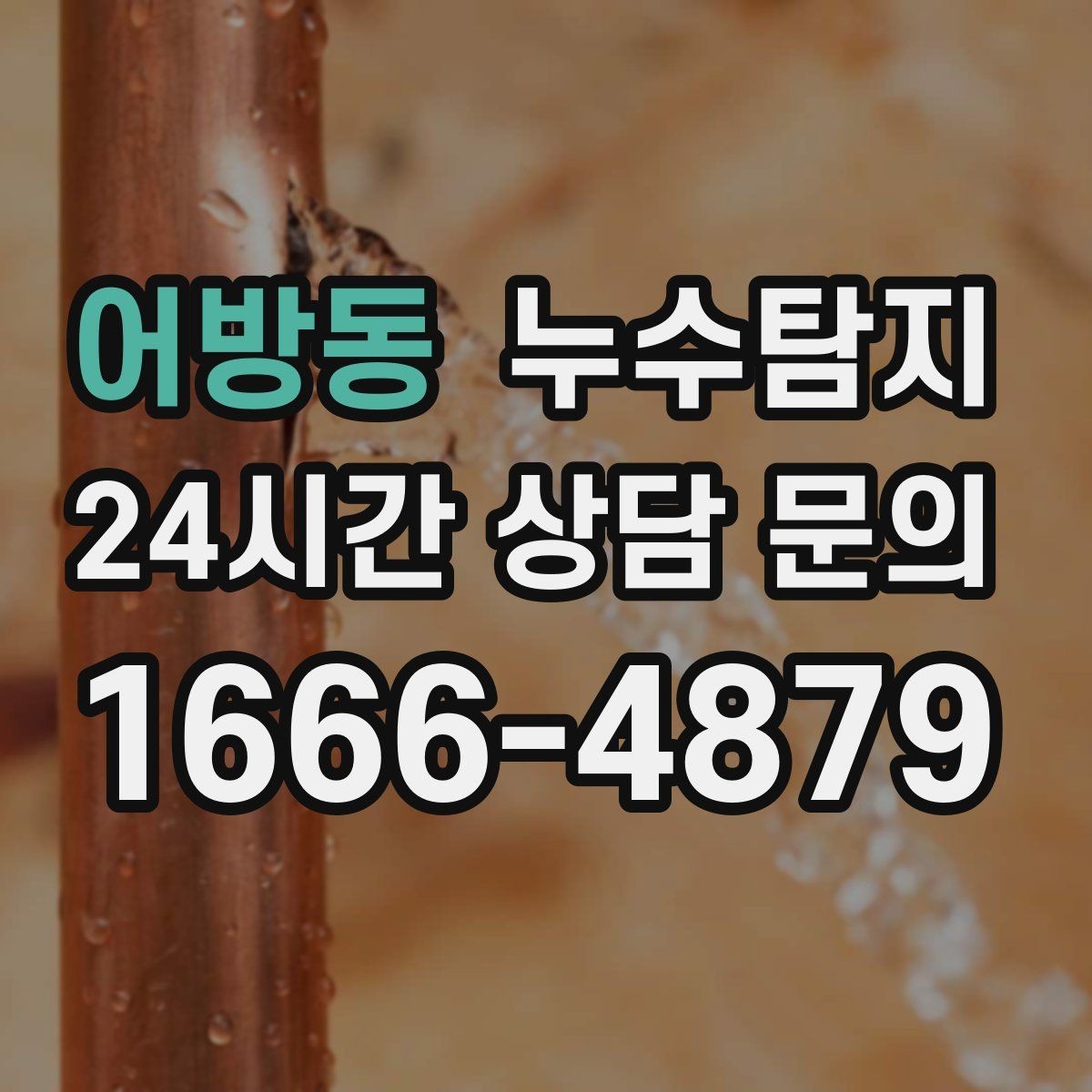어방동 누수탐지 계량기 이상 회전 신호 해석