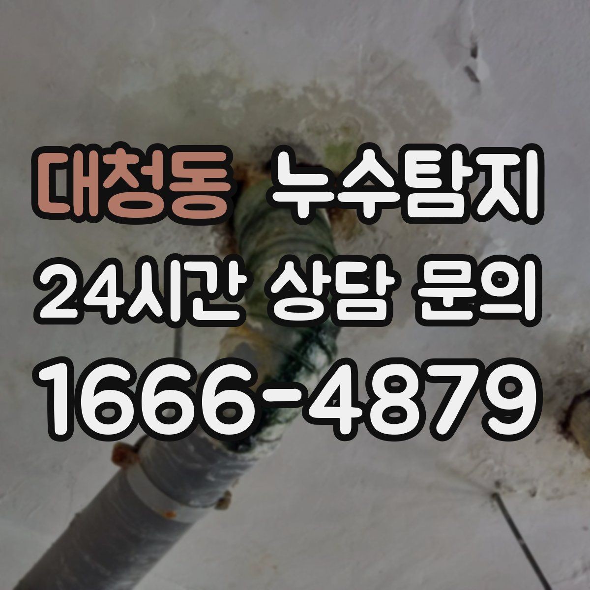 대청동 누수탐지 전기 온수기 배관 점검