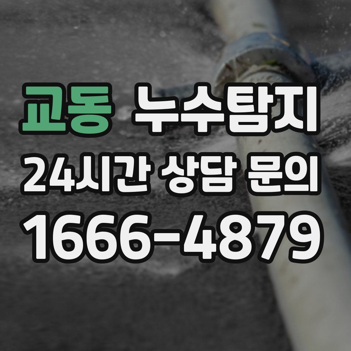 교동 누수탐지 병원 진료동 안전 점검 이야기