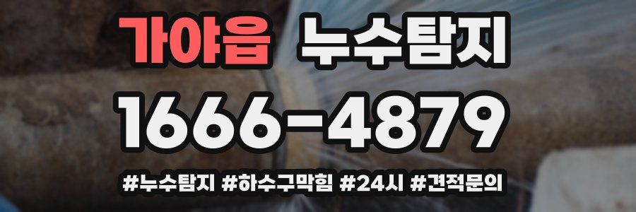 누수닥터 누수탐지