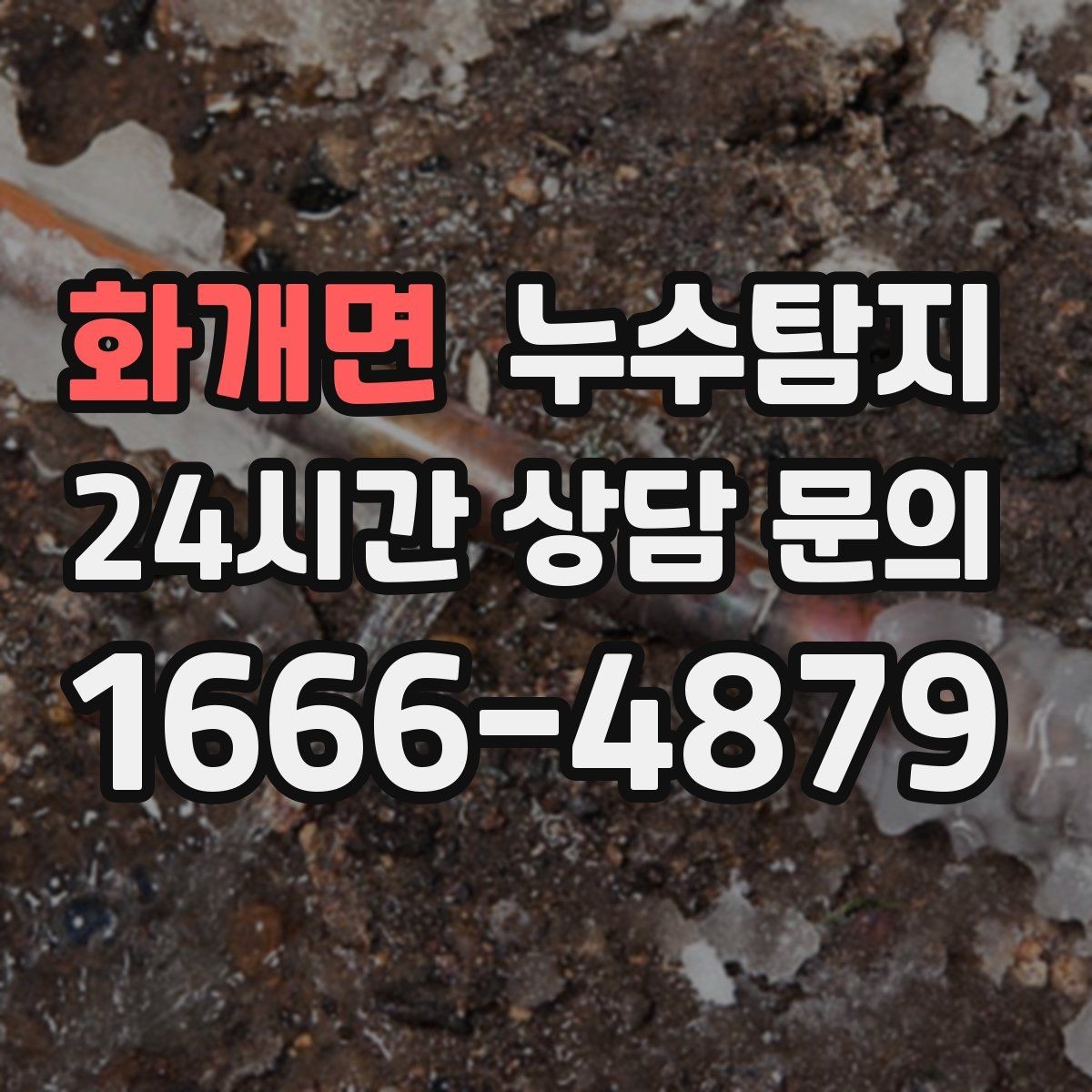 화개면 누수탐지 곰팡이 악취 원인 진단