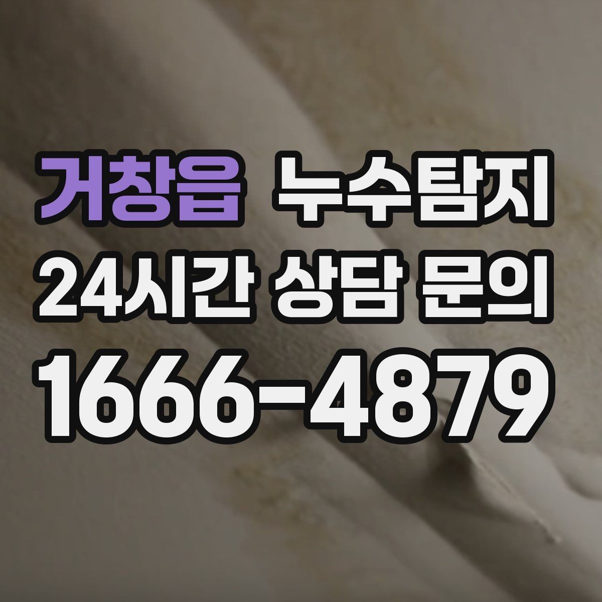 거창읍 누수탐지 타일 틈새 점검으로 찾은 누수