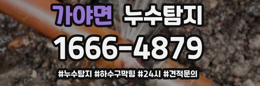 누수닥터 누수탐지