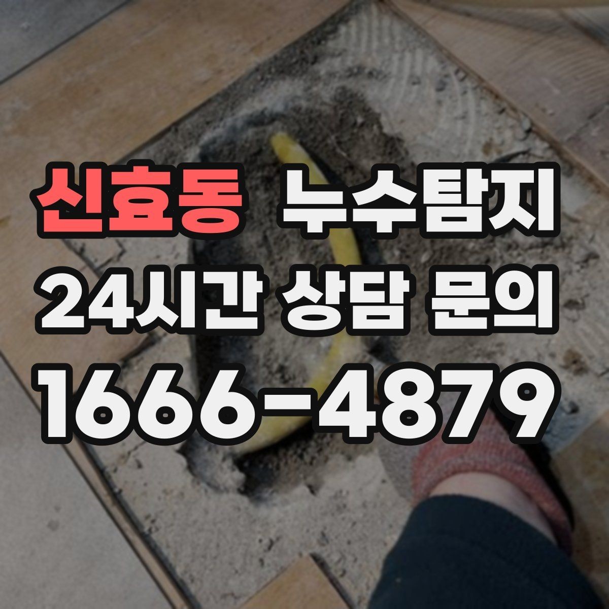 신효동 누수탐지 작은 물자국으로 시작된 점검기